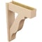 Ekena Millwork 8-in W x 26-in D x 38-in H Funston Block Rough Cedar Woodgrain TimberThane Outlooker, Primed Tan OUTUR080X26X38FST44RCPR - alternate 4